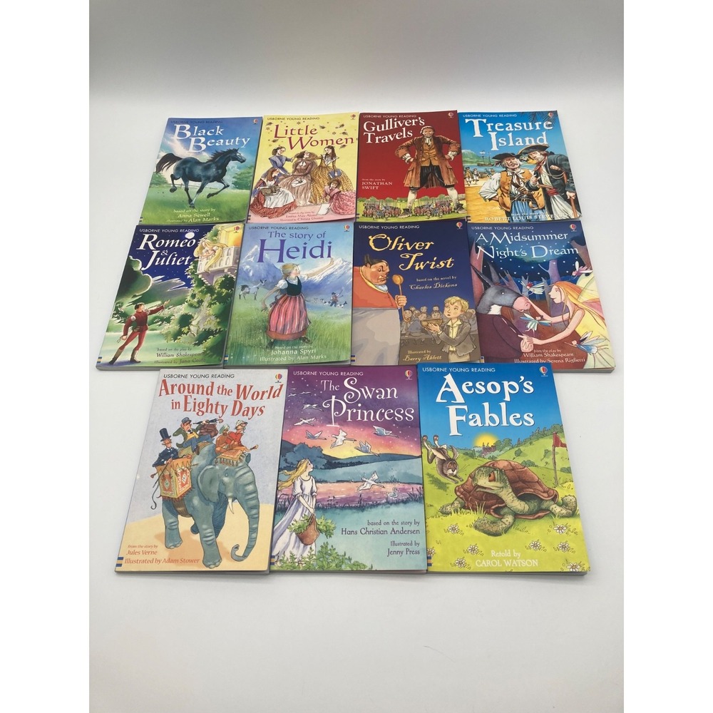 Lot 11 Usborne Young Reading Books Series 2 & 3 Classics